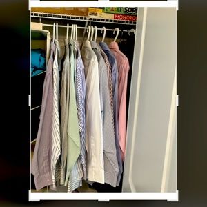 Lands End  11 dress shirts in excellent condition size 16 neck Medium